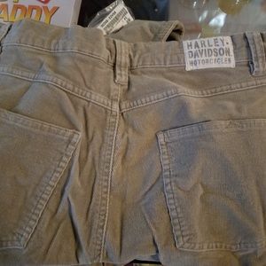 🐶Harley Davidson Women's Corduroy Pants Tan